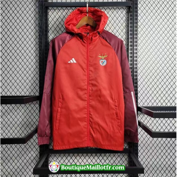 Maillot Coupe Vent Benfica 2023 Rouge