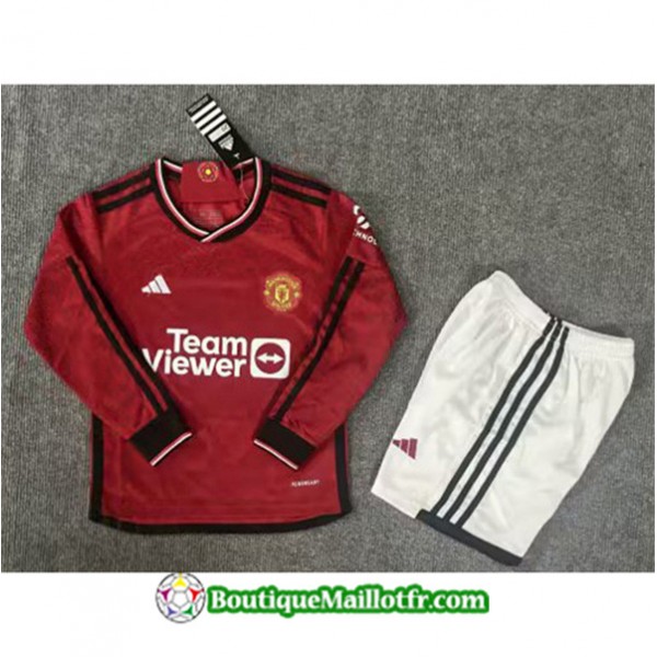 Maillot Manchester United Enfant 2023 Domicile Man...