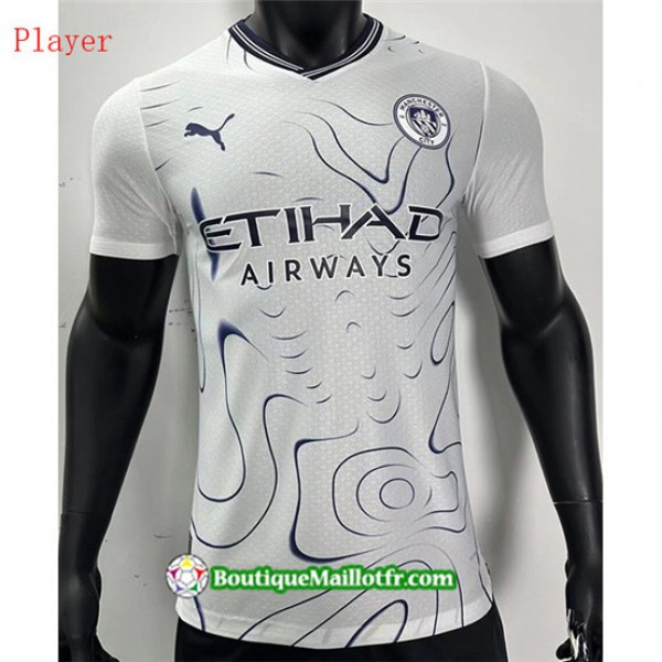 Maillot Manchester City Player 2024 2025 Blanc