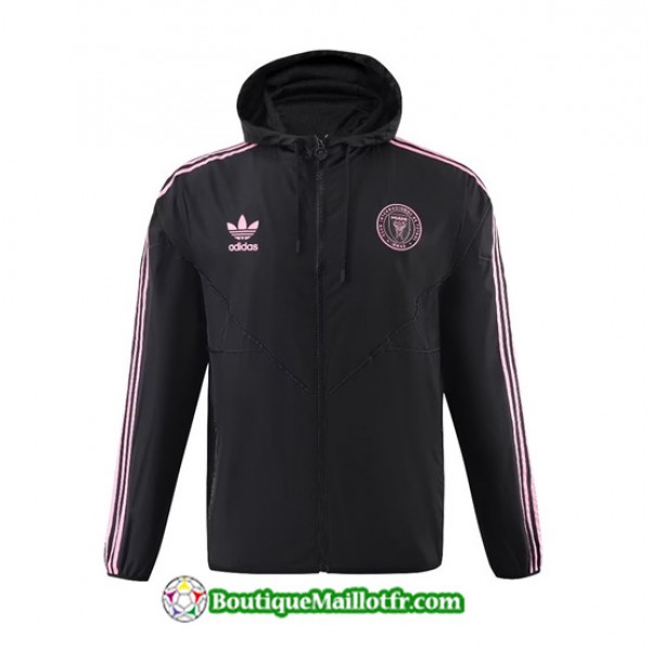 Veste Coupe Vent Inter Miami 2023 2024 Noir