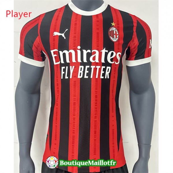 Maillot Ac Milan Player 2024 2025 Domicile