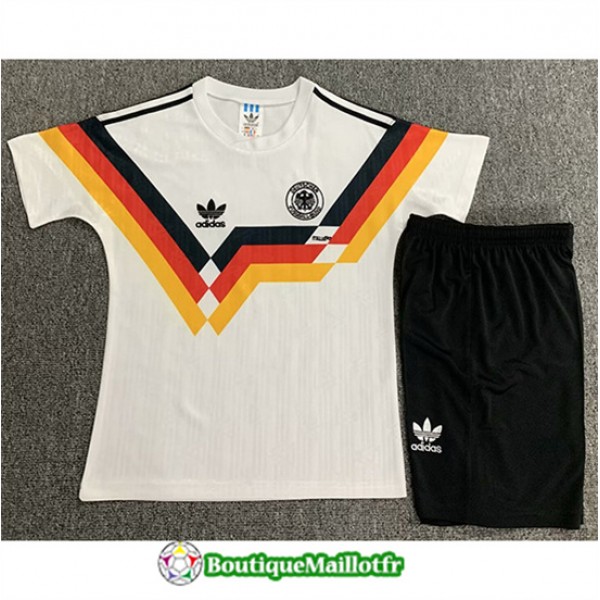 Maillot Allemagne Enfant Retro 1990 Domicile