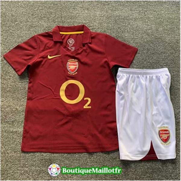 Maillot Arsenal Enfant Retro 2005 06 Domicile