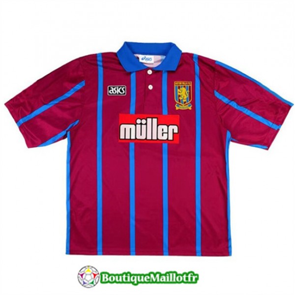 Maillot Aston Villa Retro 1993 95 Domicile