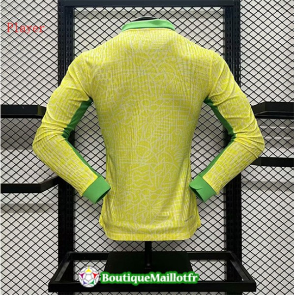 Maillot Bresil Player 2024 2025 Domicile Manche Longue