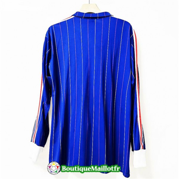 Maillot France Retro 1980 82 Domicile Manche Longue