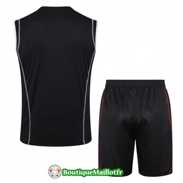 Maillot Kit Entraînement As Roma Debardeur 2024 2025 Noir