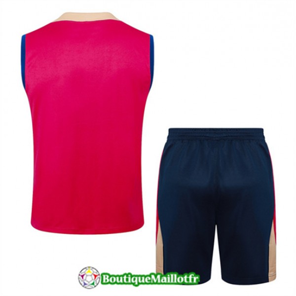 Maillot Kit Entraînement Barcelone Debardeur 2024 2025 Rose