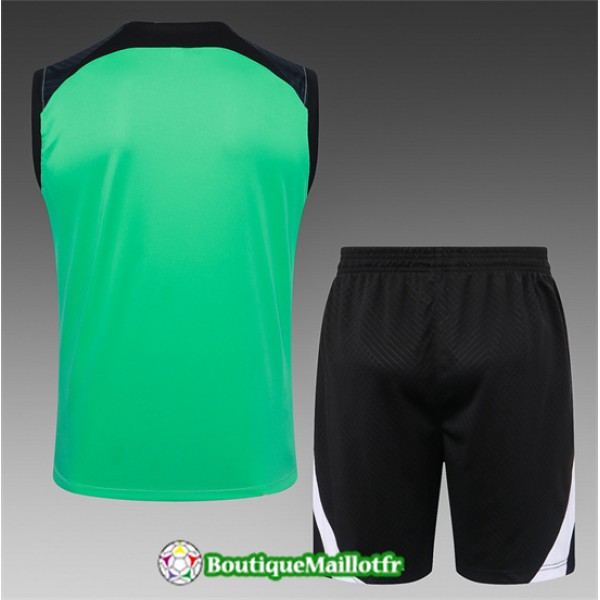 Maillot Kit Entraînement Chelsea Debardeur 2024 2025 Vert