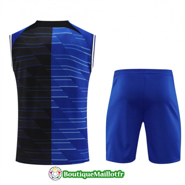 Maillot Kit Entraînement Inter Milan Debardeur 2024 2025 Bleu