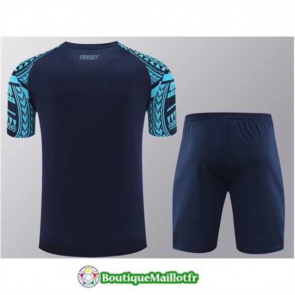 Maillot Kit Entraînement Naples 2024 2025 Bleu