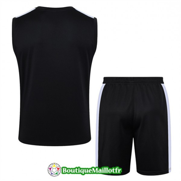 Maillot Kit Entraînement Paris Saint Germain Debardeur 2024 2025 Noir