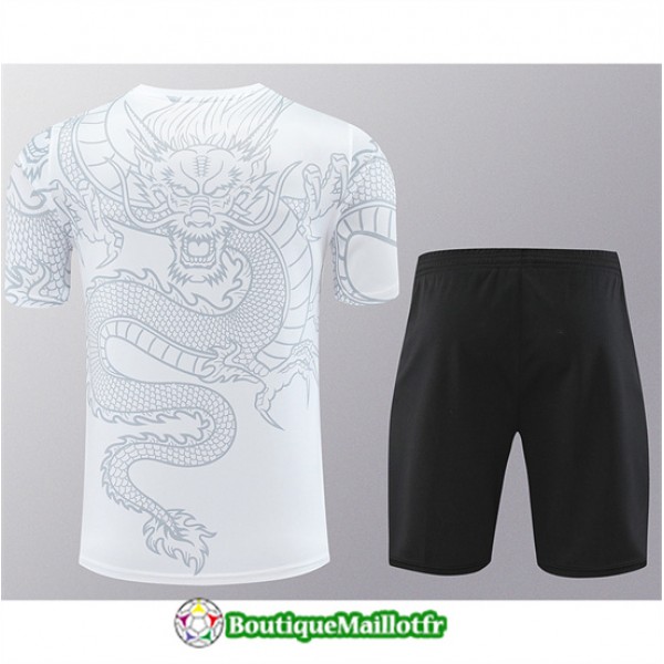 Maillot Kit Entraînement Real Madrid 2024 2025 Blanc