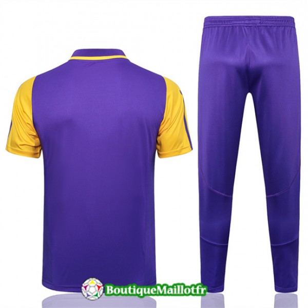 Maillot Kit Entraînement Real Madrid Polo Training 2024 2025 Violet