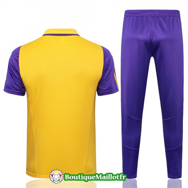 Maillot Kit Entraînement Real Madrid Polo Training 2024 2025 Jaune