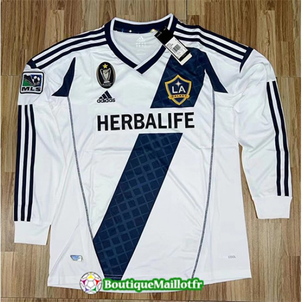 Maillot La Galaxy Retro 2012 Domicile Manche Longu...