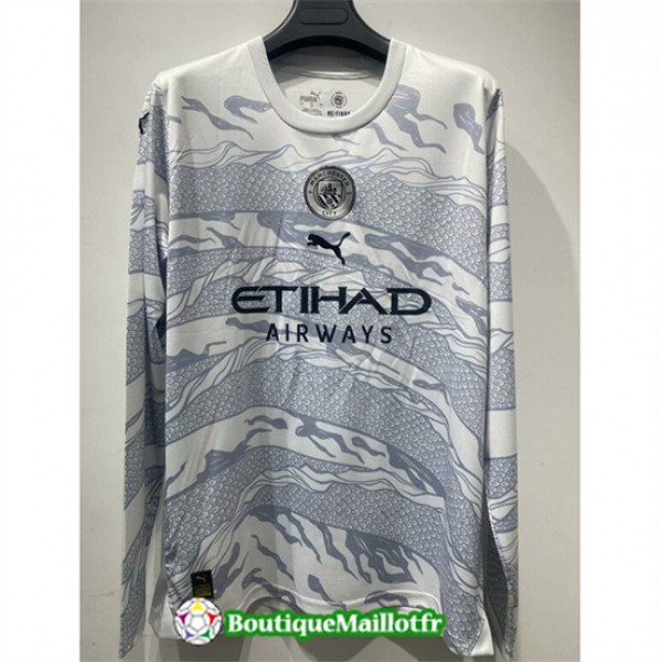 Maillot Manchester City 2023 2024 Spéciale Manche...