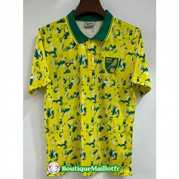 Maillot Norwich City Retro 1992 94 Domicile