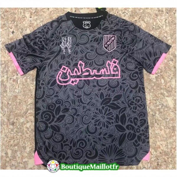 Maillot Palestine 2024 2025 Camouflage Gris/noir