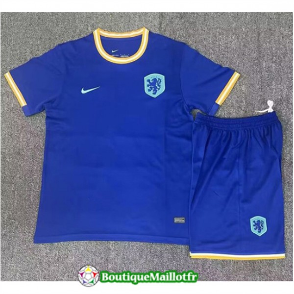 Maillot Pays Bas Enfant 2024 2025 Bleu