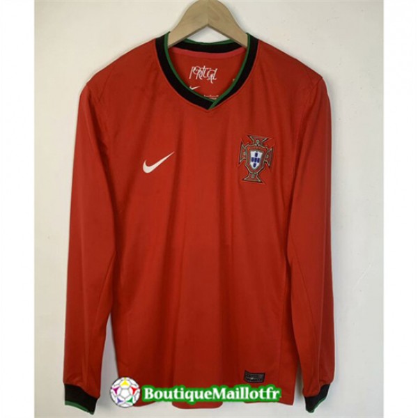 Maillot Portugal 2024 2025 Domicile Manche Longue