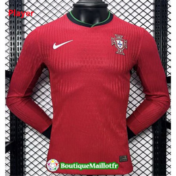 Maillot Portugal Player 2024 2025 Domicile Manche ...