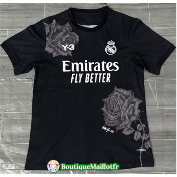 Maillot Real Madrid 2024 2025 Y3 Noir