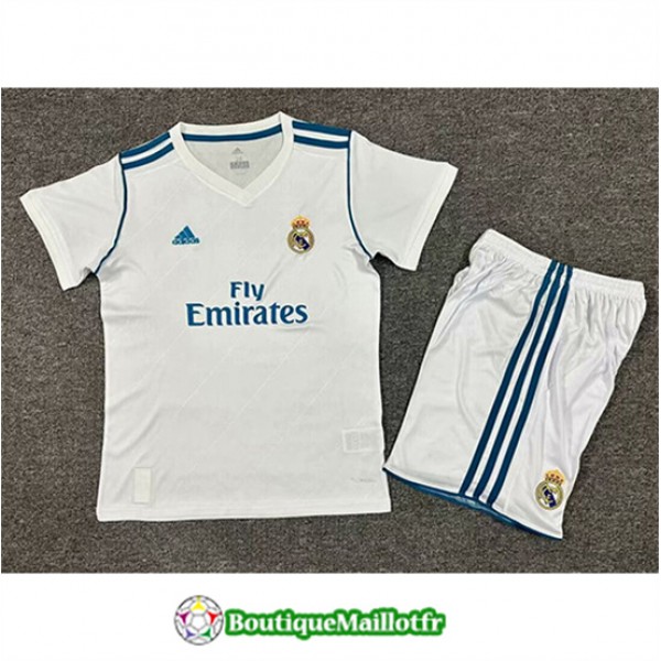 Maillot Real Madrid Enfant Retro 2017 18 Domicile