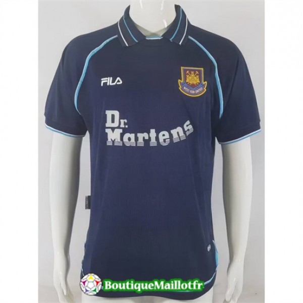 Maillot West Ham United Retro 1999 01 Third