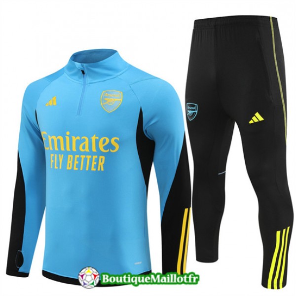 Survetement Arsenal 2024 2025 Bleu Clair