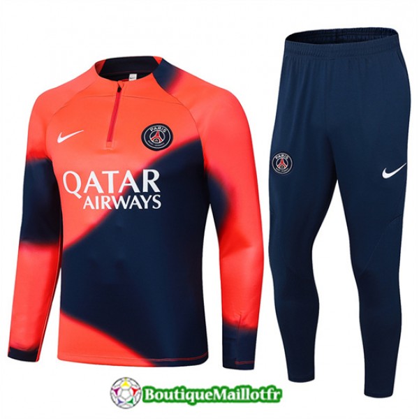 Survetement Paris Saint Germain 2024 2025 Orange