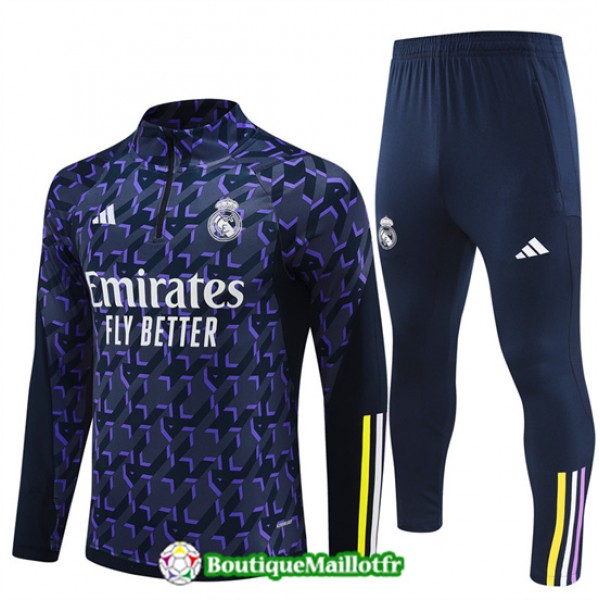 Survetement Real Madrid 2024 2025 Bleu Royal