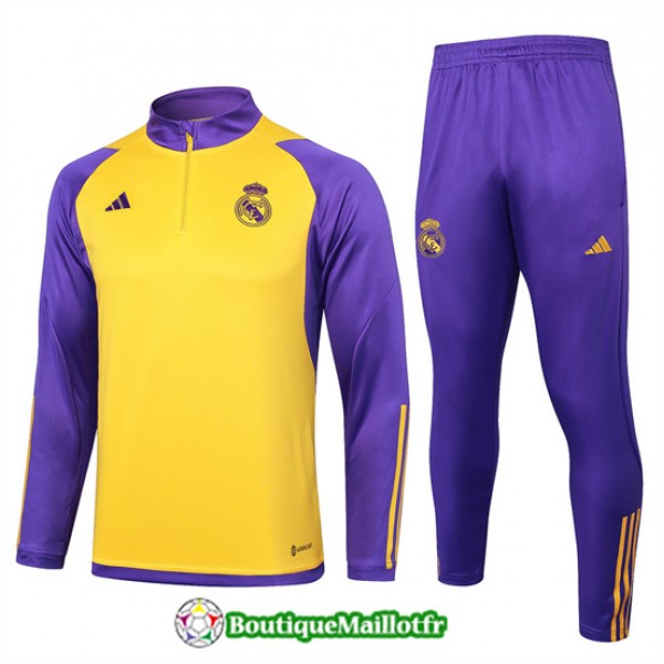 Survetement Real Madrid 2024 2025 Jaune