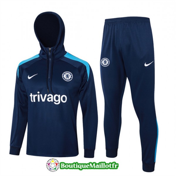 Survetement Sweatshirt Chelsea 2024 2025 à Capuch...