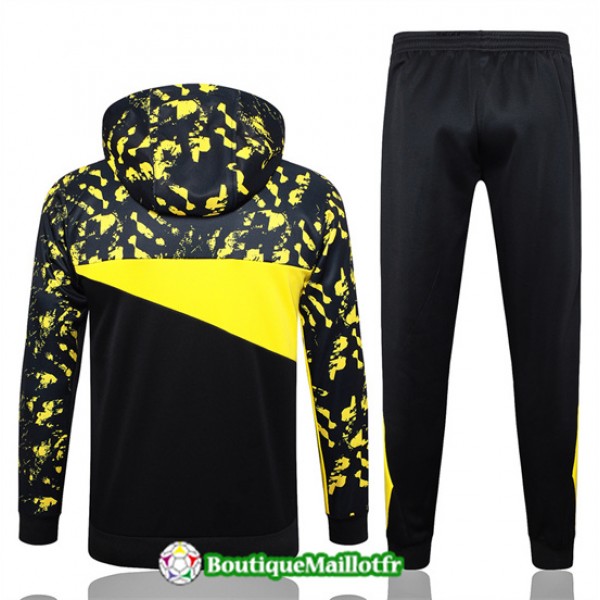 Survetement Sweatshirt Dortmund 2024 2025 à Capuche Noir