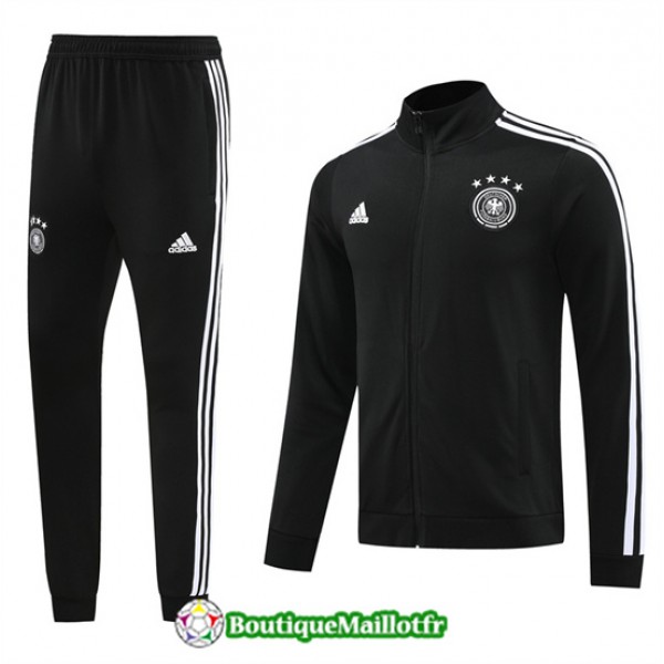 Veste Survetement Allemagne 2024 2025 Noir