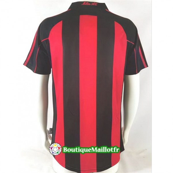 Maillot Ac Milan Retro 2001 02 Domicile