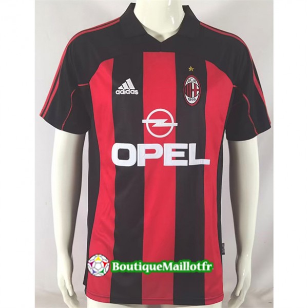 Maillot Ac Milan Retro 2001 02 Domicile