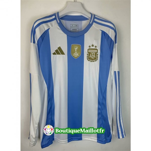 Maillot Argentine 2024 2025 Domicile Manche Longue