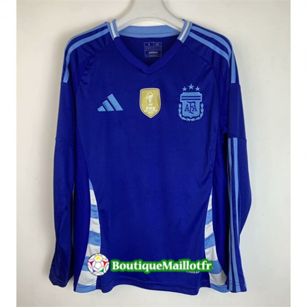 Maillot Argentine 2024 2025 Exterieur Manche Longu...