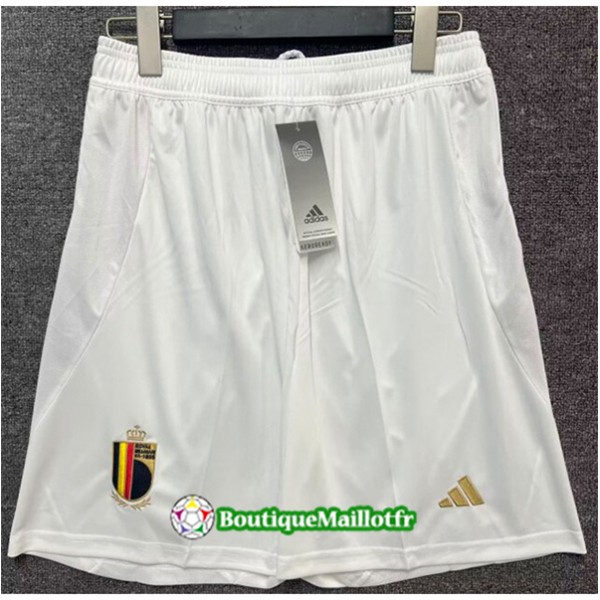 Maillot Belgique Short 2024 2025 Exterieur