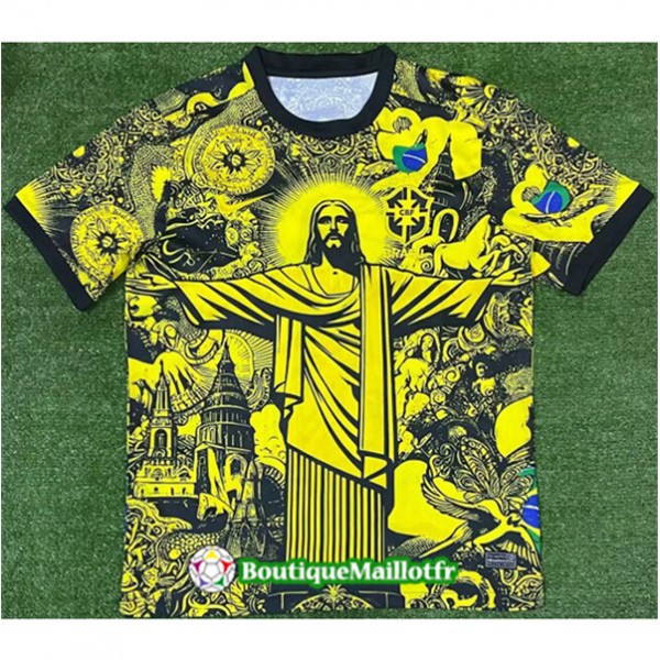 Maillot Bresil 2024 2025 Édition Spéciale Jaune