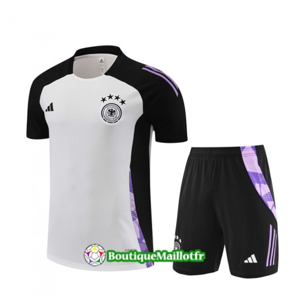 Maillot Kit Entraînement Allemagne 2024 2025 Blan...