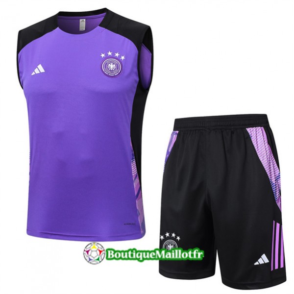 Maillot Kit Entraînement Allemagne Debardeur 2024 2025 Violet