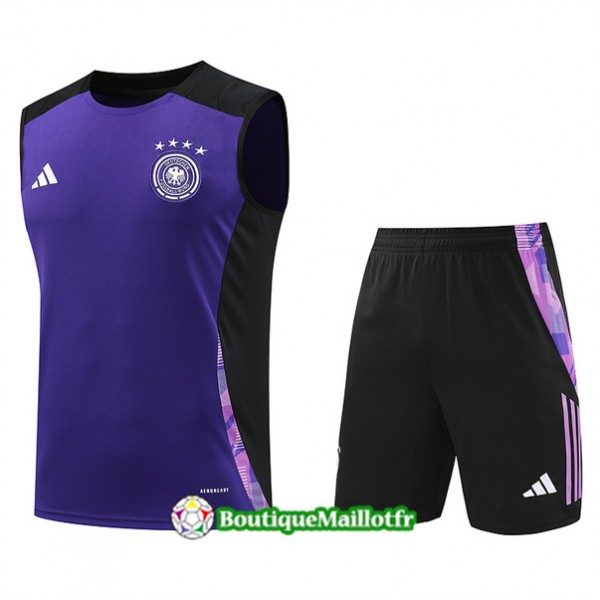 Maillot Kit Entraînement Allemagne Debardeur 2024 2025 Violet