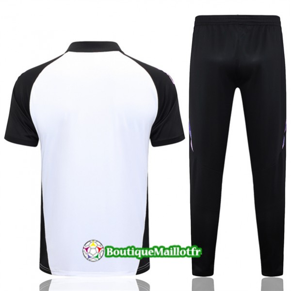 Maillot Kit Entraînement Allemagne Polo Training 2024 2025 Blanc