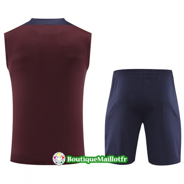 Maillot Kit Entraînement Angleterre Debardeur 2024 2025 Brun