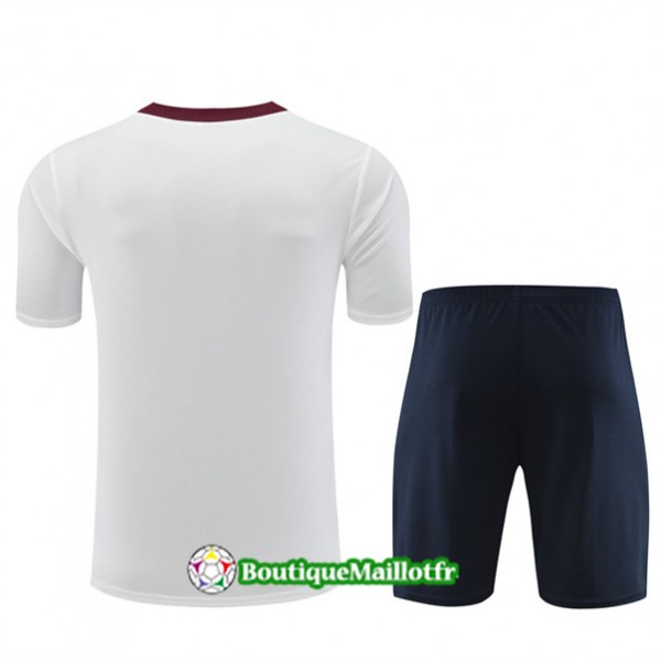 Maillot Kit Entraînement Angleterre Enfant 2024 2025 Blanc