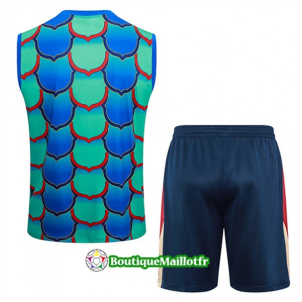 Maillot Kit Entraînement Barcelone Debardeur 2024 2025 Vert