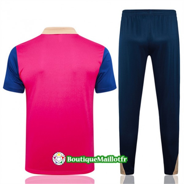 Maillot Kit Entraînement Barcelone Polo Training 2024 2025 Rose